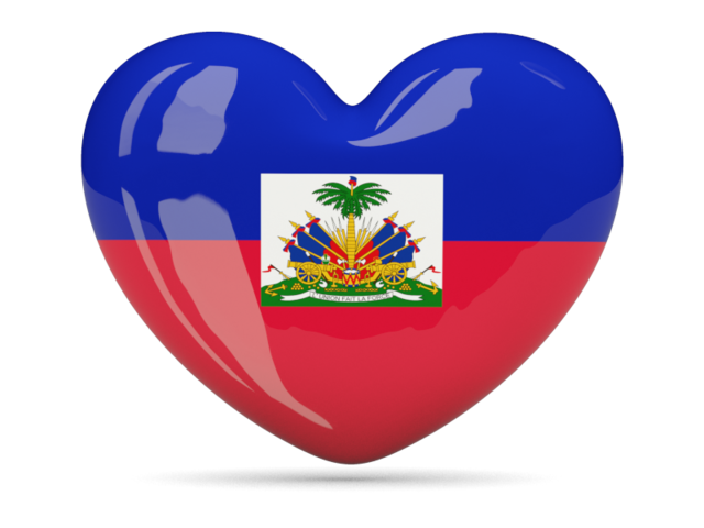 640x480 Heart Icon Illustration Of Flag Of Haiti