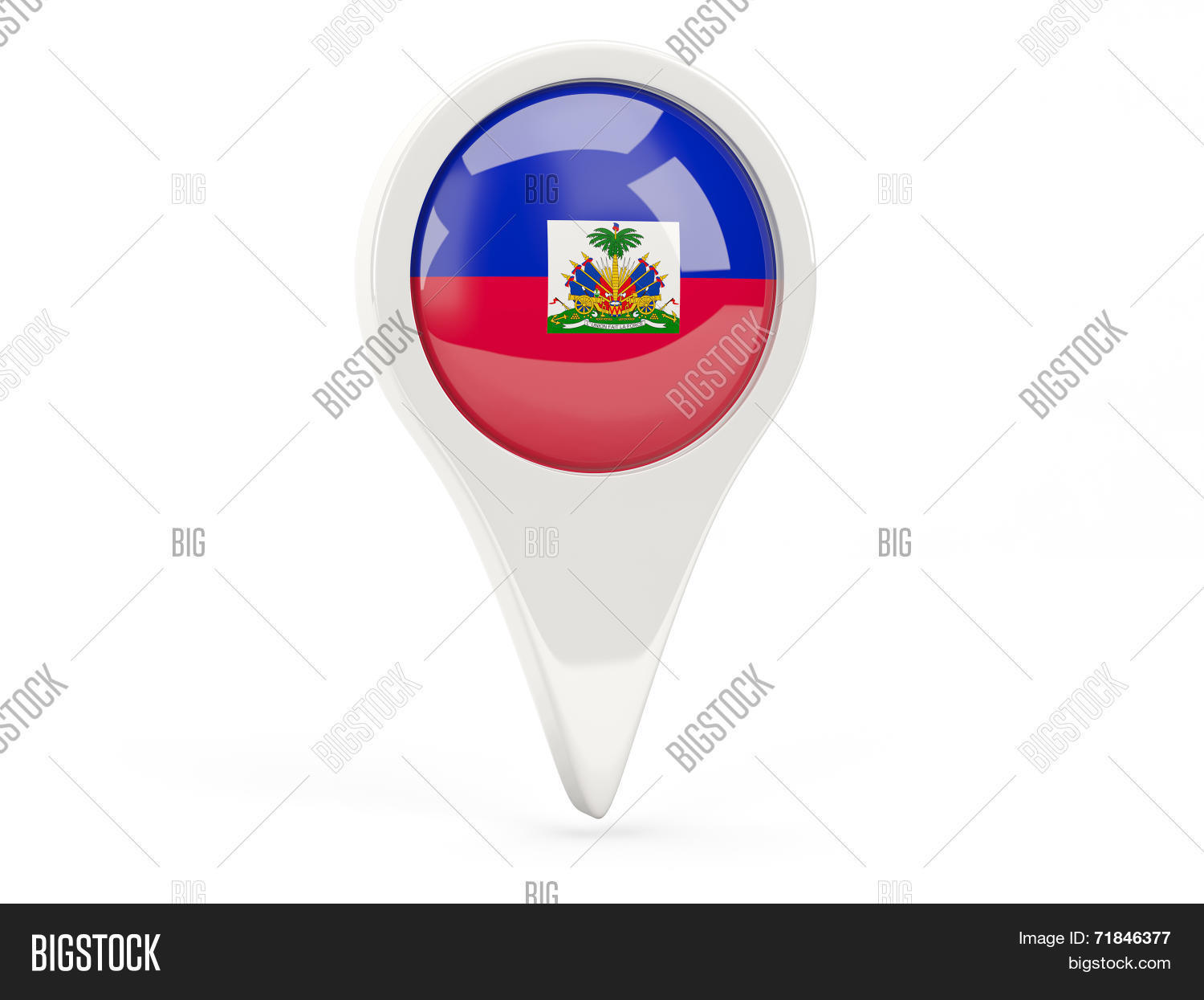 1500x1245 Round Flag Icon Of Haiti Image