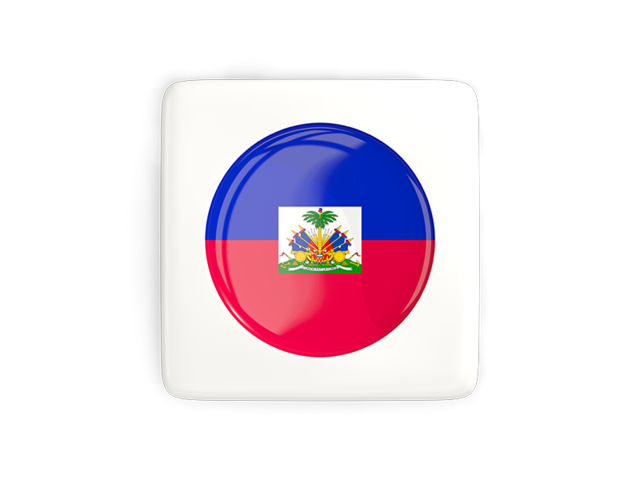 640x480 Square Icon With Round Flag Illustration Of Flag Of Haiti