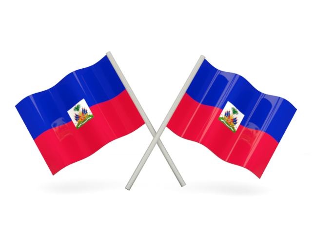 640x480 Two Wavy Flags Illustration Of Flag Of Haiti