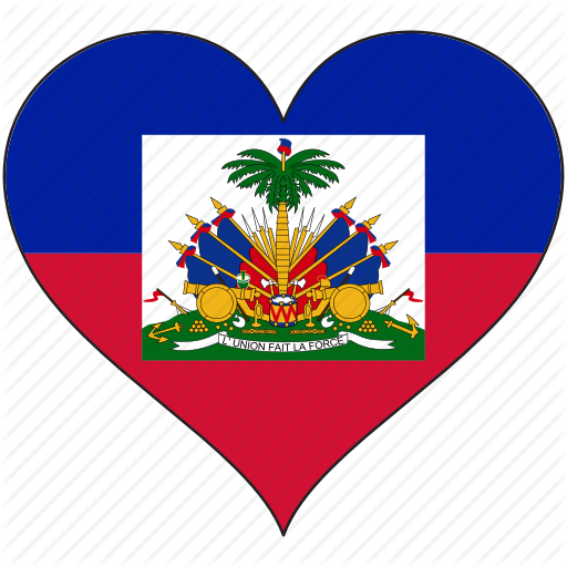 512x512 Flag, Haiti, Heart, National, North America Icon