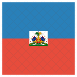 256x256 Haiti Flag Icon Of Flat Style