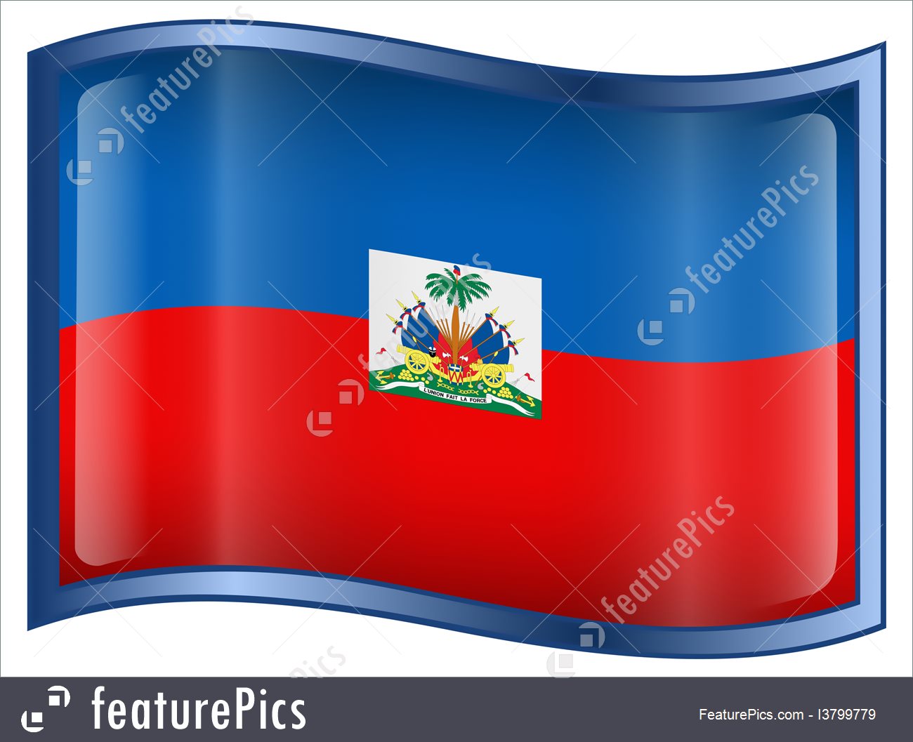 1300x1057 Illustration Of Haiti Flag Icon