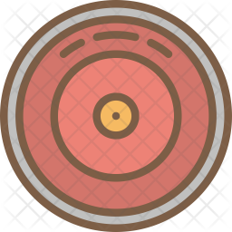 256x256 Hal Icon Of Colored Outline Style