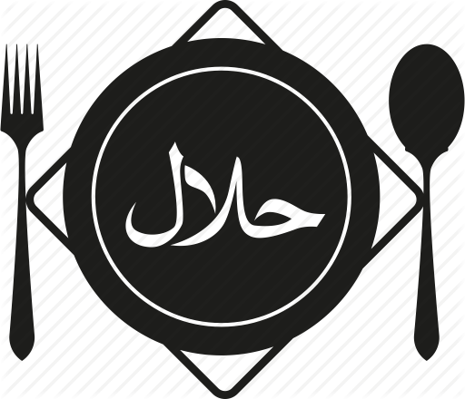 512x440 Breakfast, Halal, Halal Food, Islam, Plate, Restaurant, Spoon Icon