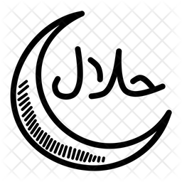 256x256 Halal Icon Of Line Style