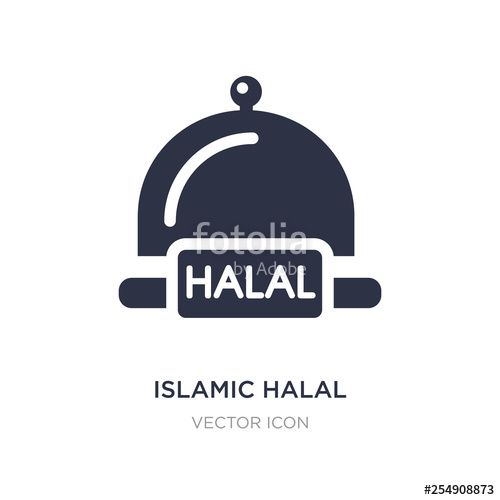 500x500 Islamic Halal Icon On White Background Simple Element