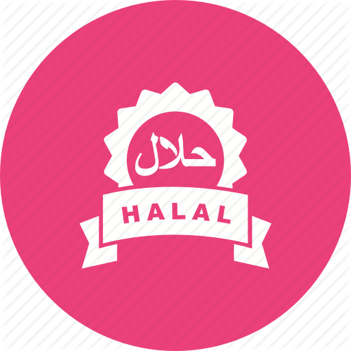 512x512 Food, Halal, Islamic, Marketing, Muslim, Products, Sticker Icon
