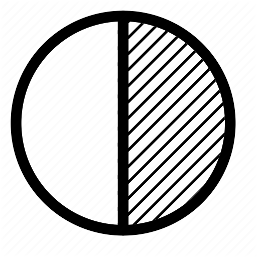 512x512 Chart, Half, Pie Icon