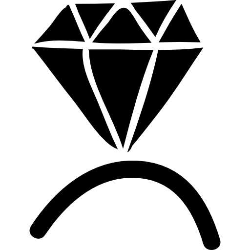 512x512 Diamond Ring Cut In Half Icons Free Download