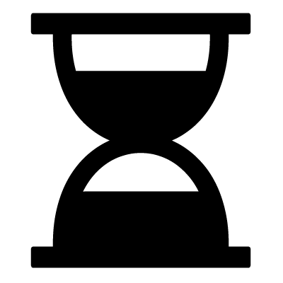 400x400 Sand Clock Half Icon