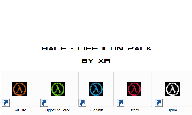 818x492 Half Life Icon Pack