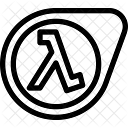 256x256 Half Life Icon Of Line Style