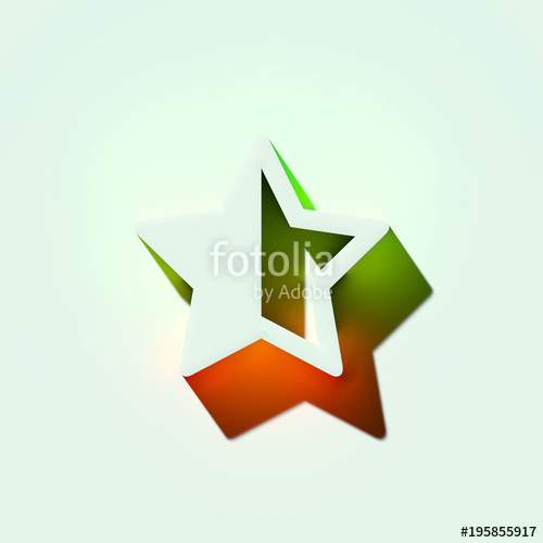 500x500 White Half Star Icon Illustration Of White Empty, Full, Half