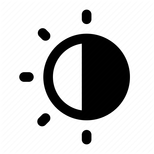 512x512 Eclipse, Half, Moon, Sun, Weather Icon