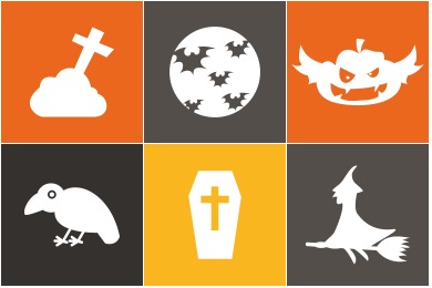 390x260 Halloween Icons