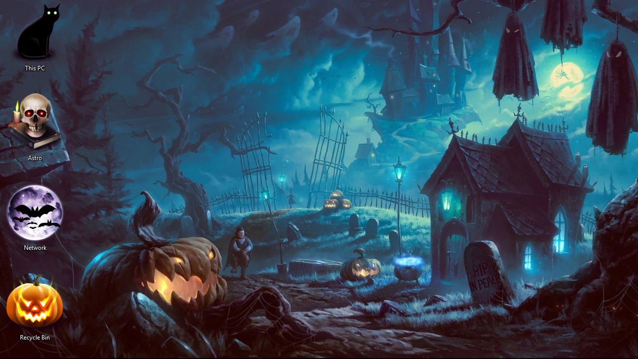 1280x720 Halloween Theme For Windows