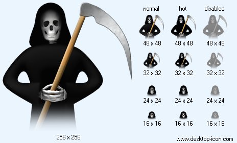 464x280 Death Icon Image Desktop Halloween Icons