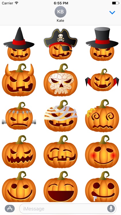 Pumpkin Halloween Emoji Sticker 422x750 Pumpkin Halloween Emoji Sticker