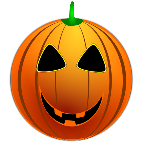 Color Halloween Emoticon Vector Clip Art 500x500 Color Halloween Emoticon Vector Clip Art