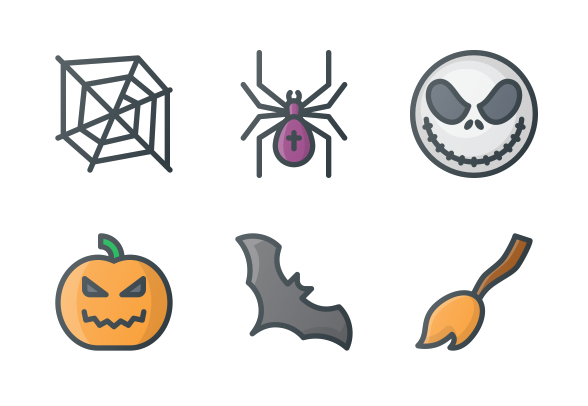 Free Color Halloween Icons Icons 588x406 Free Color Halloween Icons Icons