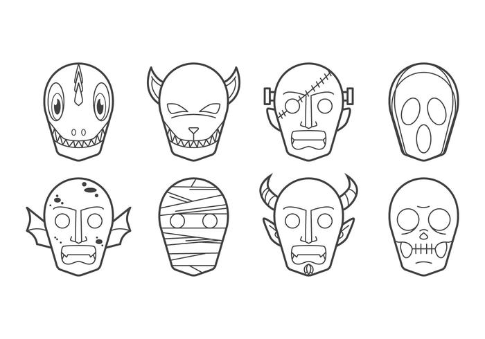 Free Halloween Mask Icon Vector 700x490 Free Halloween Mask Icon Vector