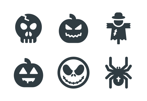 Free Solid Halloween Icons Icons 588x406 Free Solid Halloween Icons Icons
