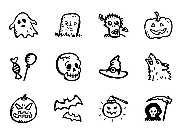 Free Spooky Halloween Icons Psdblast 765x567 Free Spooky Halloween Icons Psdblast