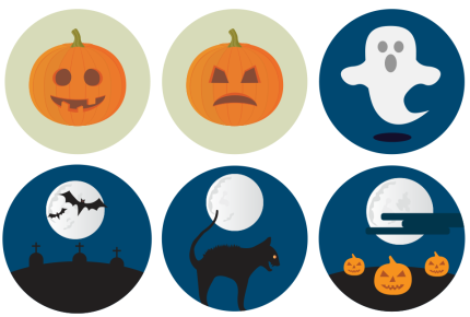 Eight Free Spooky Icon Units For Halloween Egrappler 430x290 Eight Free Spooky Icon Units For Halloween Egrappler