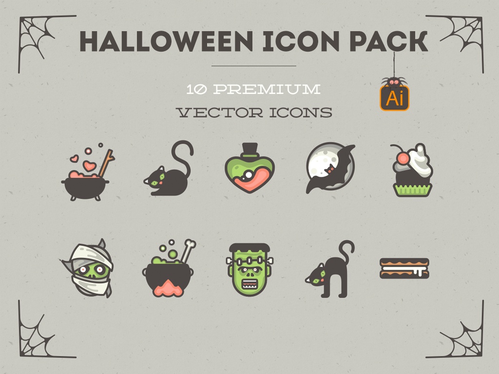1024x768 Halloween Icon Pack! Handcrafted, And Vector Icons