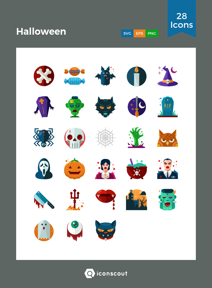 735x996 Halloween Icon Pack
