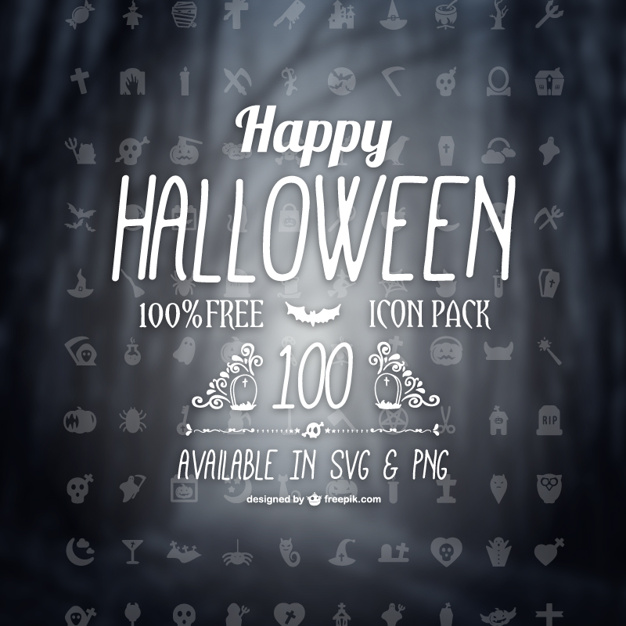 626x626 Halloween Icons Pack Vector Free Download