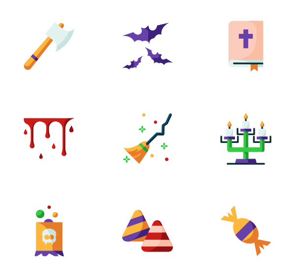 600x564 Halloween Icon Packs
