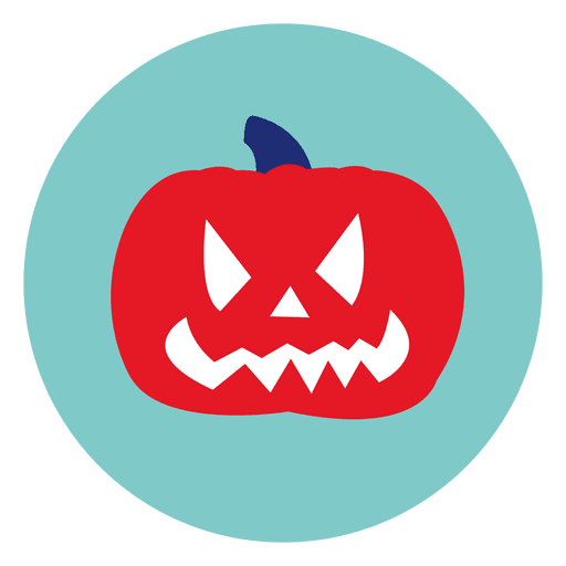 512x512 Halloween Pumpkin Circle Icon