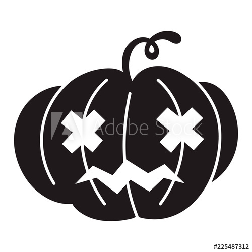 Halloween Pumpkn Simple Illustration Of Halloween Pumpkin 500x500 Halloween Pumpkn Simple Illustration Of Halloween Pumpkin