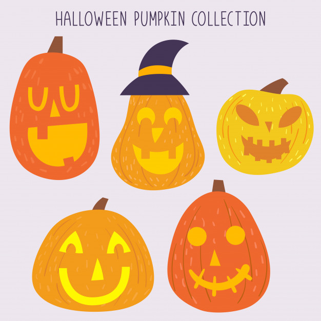 Set Of Isolated Halloween Pumpkn Vector Premium Download 626x626 Set Of Isolated Halloween Pumpkn Vector Premium Download