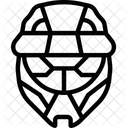 256x256 Halo Icon Of Line Style