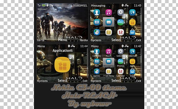 728x446 Halo Reach Halo Nokia Smartphone Desktop Png, Clipart