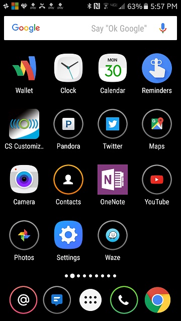 360x640 Circles Around Many Of My App Icons Icon Inside Is Smaller