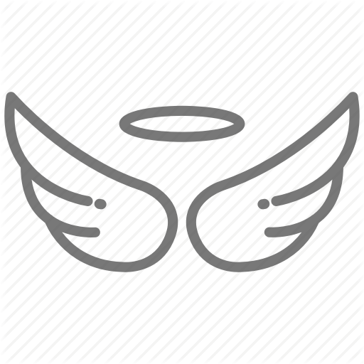 512x512 Angel, Death, Halo, Memorial, Spirit, Wings Icon