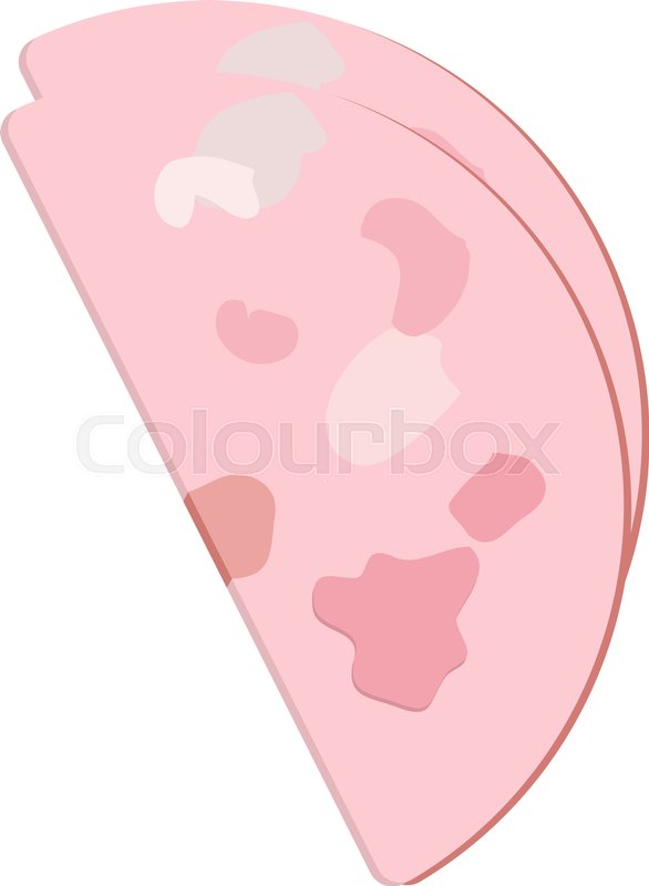586x800 Ham Slice Icon Editable Element For Stock Vector Colourbox