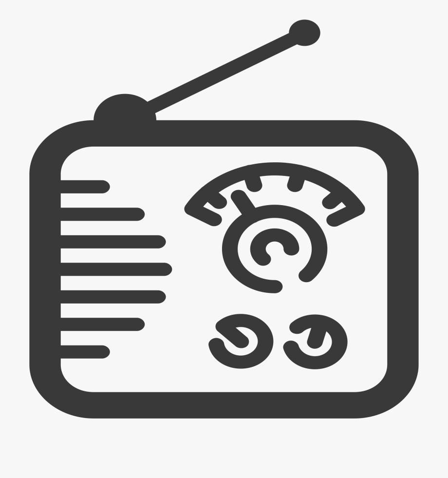 920x981 Radio Icon Vector Clipart Image