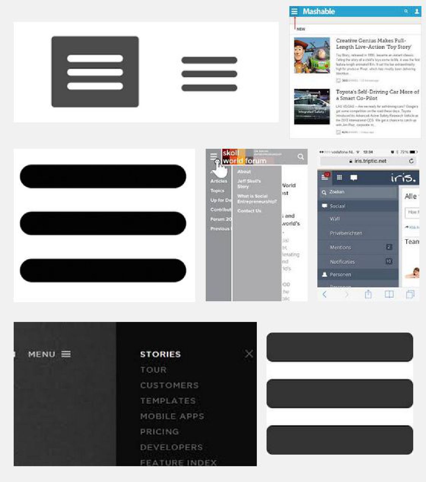 Hamburger Icon Html at Vectorified.com | Collection of Hamburger Icon ...