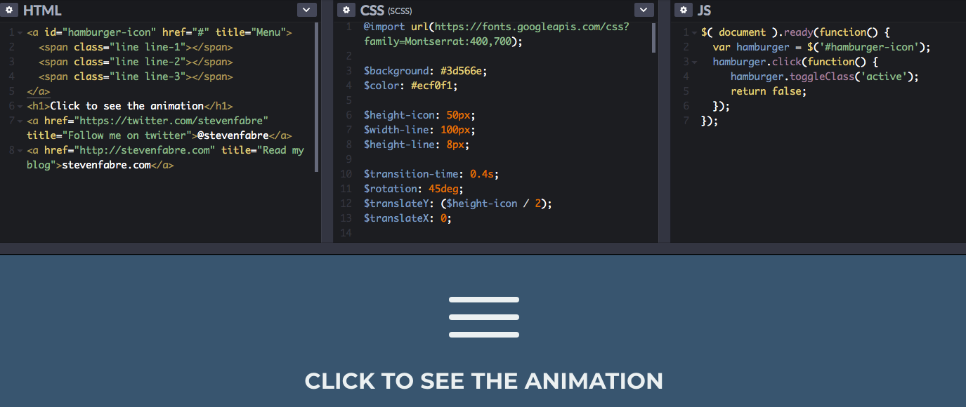 Hamburger Icon Html at Vectorified.com | Collection of Hamburger Icon ...