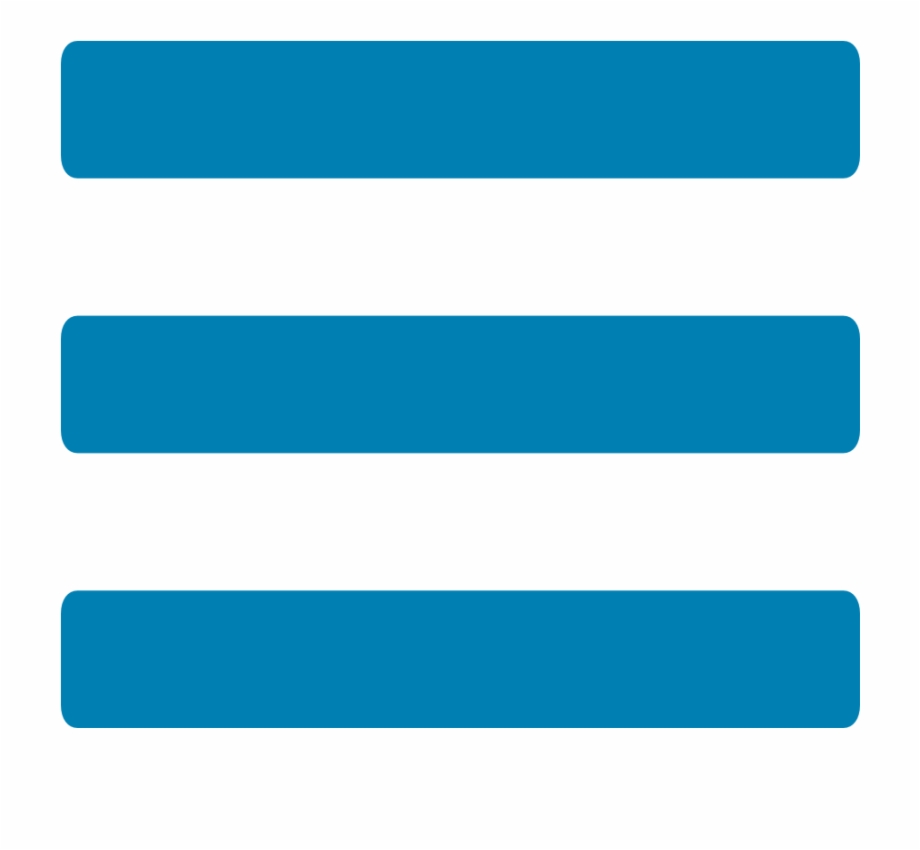 920x850 Blue Hamburger Menu Icon