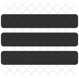 256x256 Hamburger Menu Icon Of Glyph Style