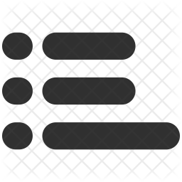 256x256 Hamburger Icon Of Glyph Style