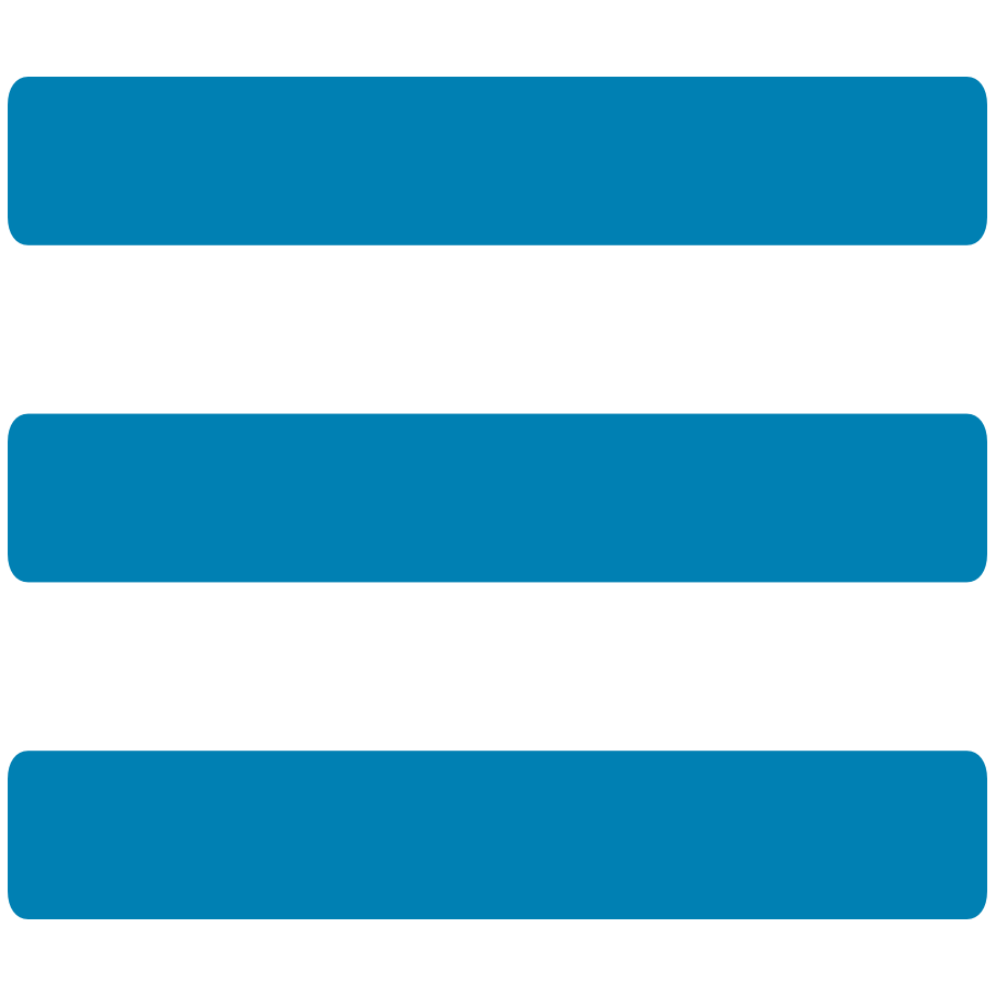 909x909 Blue Hamburger Menu Icon Transparent Png