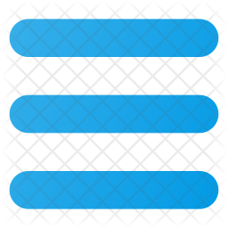 256x256 Hamburger Menu Icon Of Flat Style