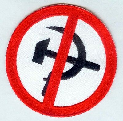 400x392 Hammer Sickle Patch Soviet Russia Icon Communist Embroidered